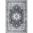 thumbnail image 2 of Softlife Gray Persian Medallion Area Rug Low Pile Non Slip Oriental Carpet for Living Room, 4' x 6', 2 of 6