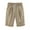 Khaki, variant on IROINNID Bermuda Shorts for Women Summer Printed Five Points Large Size Cotton Linen Pants Pants Shorts,Black