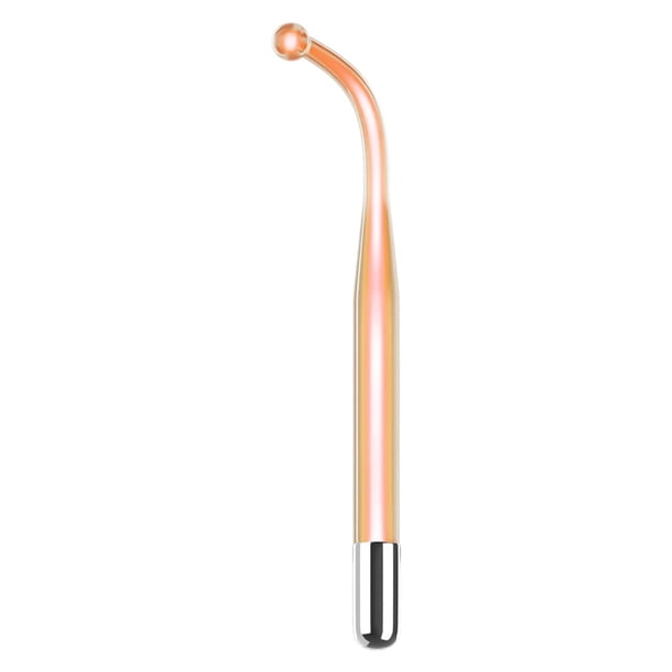Reemplazo de tubo de vidrio curvado de alta frecuencia para varita facial de alta frecuencia TUMAKOU - Accesorio naranja (tubo curvado)