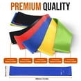 thumbnail image 4 of Lifelink 5 Piece Resistance Bands Set for Exercise Pilates Yoga and Physical Therapy Natural Latex with Carry Bag, 4 of 5