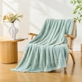thumbnail image 1 of WWS-Throw Blankets for Bed Waffle Sage Green Blanket Cozy Soft Fluffy Fuzzy Fleece Throw Blanket for Couch Lightweight Breathable Bed for All Season 50x70, 1 of 4