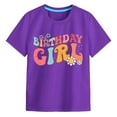 thumbnail image 4 of Hessimy Girls T-Shirts Short Sleeve Shirt for Girls Cotton Tees Kids Tshirts Clothes Summer Tops(Purple,8-9 Years), 4 of 4