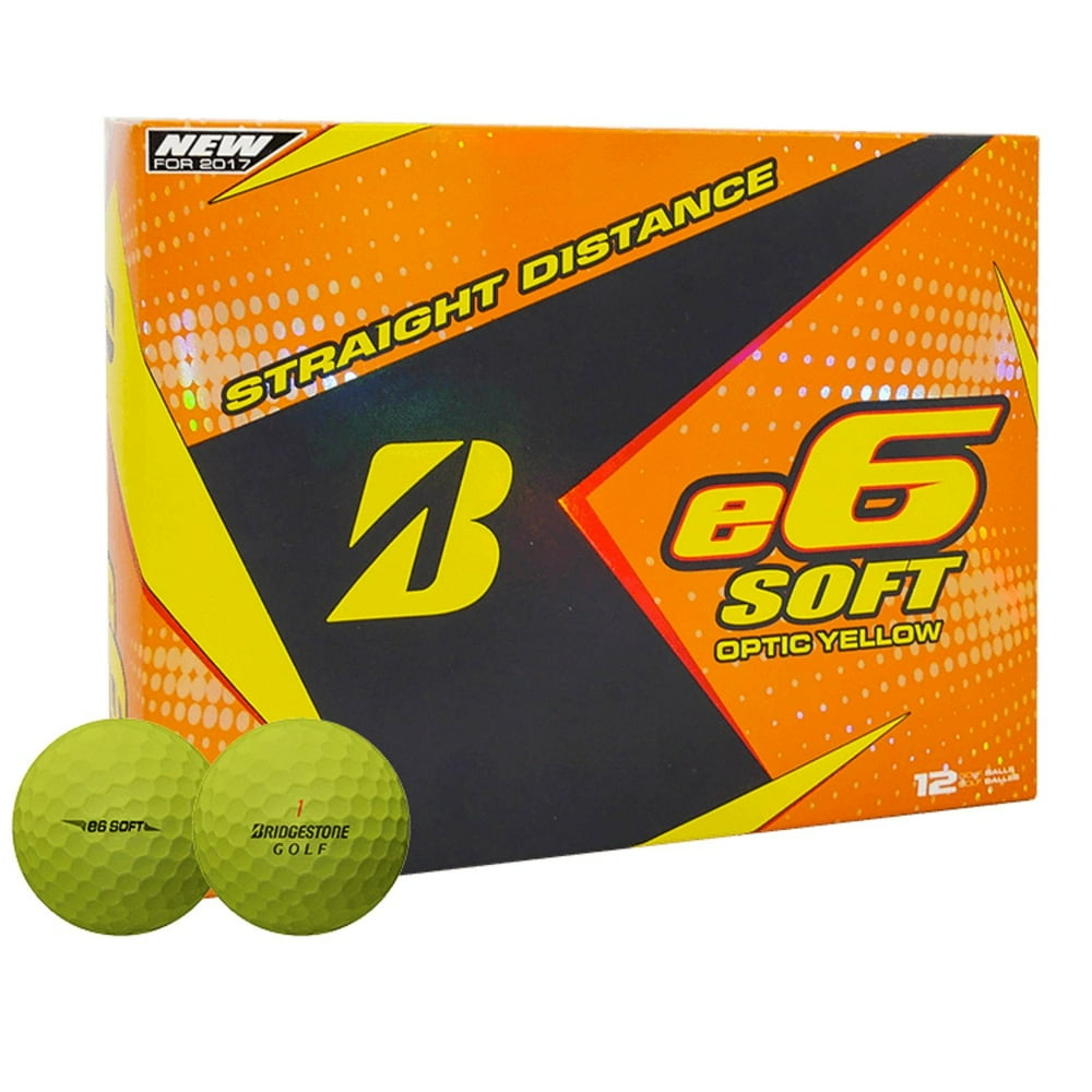 Bridgestone Golf e6 Golf Balls, Yellow, 12 Pack