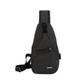 thumbnail image 5 of Xihbxyly Bolso de Hombro Moderno para Hombre, Elegante Bolso Bandolera de Negocios, Bolso de Pecho de Gran Capacidad, para Viajes Al Aire Libre, Diseño Moderno, Correa Ajustable, Ideal para Senderism, 5 of 5