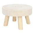 thumbnail image 3 of OULII Support de Pot de Fleurs en Bois Forme de Tabouret Rond Lot de 1 pour Jardinage, 3 of 4