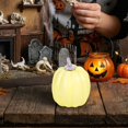 thumbnail image 6 of Cozival Small Realistic Artificial Pumpkin with Vine, Mini Decorative Pumpkin for Fall Home Decor, Thanksgiving ,Table Centerpiece,5x8.5cm, 6 of 7