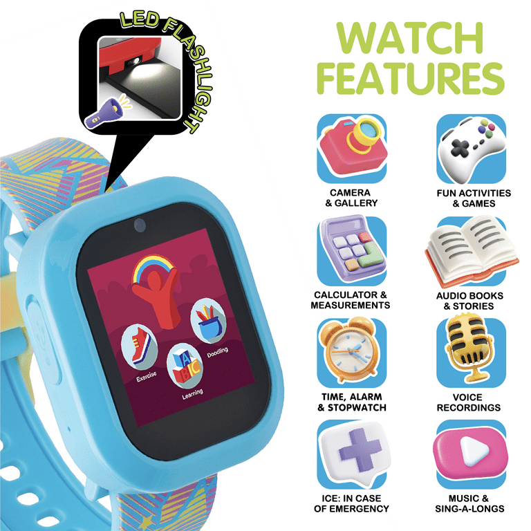 iTech Junior Kids Smartwatch with Selfie Camera, STEM Features