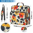 thumbnail image 2 of FORMRS Zipper Binder with Shoulder Strap 2-inch Ring 500 Sheet Capacity File Bag, Floral Pattern, 2 of 5