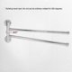 thumbnail image 5 of Toallero giratorio YONGSHENG 360 grados acero inoxidable, 5 of 5