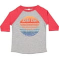 thumbnail image 3 of Inktastic Lake Erie Distressed Retro Sunset Boys or Girls Toddler T-Shirt, 3 of 5