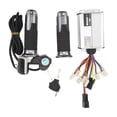 thumbnail image 2 of Kit de conversión eléctrica de 48 V y 1000 W con acelerador de bloqueo y pantalla LED para motores de CC Actualice su bicicleta, 2 of 8
