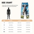 thumbnail image 4 of Lsque Cute Daisy Cow A Print Women's Pajama Pants, Lounge Pant - Comfortable Home Wear,Elastic Waistband, Stylish Design-Small, 4 of 9