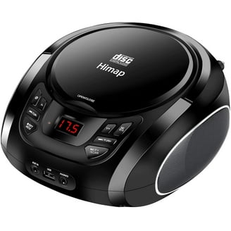 Naxa Portable AM/FM Stereo MP3 CD Player Boombox, Red, NPB252RD