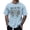 Light Blue, variant on Mens Graphic Tees Summer Loose Short Sleeve Rock Music Trendy Printed Crew Neck Casual Street Mens Tees White XXL