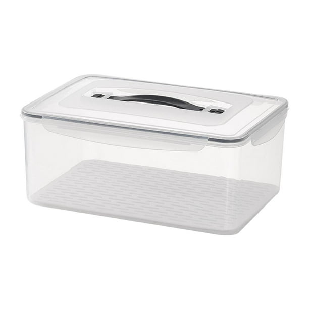 Organizador de refrigerador Strade Fareast Limited Caja de frutas y verduras con escurridor 10,5 litros