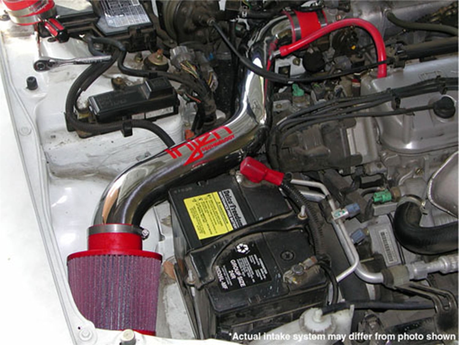 Injen 94-97 Accord 4 Cylinder Polished Short Ram Intake Fits select: 2021 TOYOTA TUNDRA DOUBLE CAB SR/SR5, 1994-1997 HONDA ACCORD