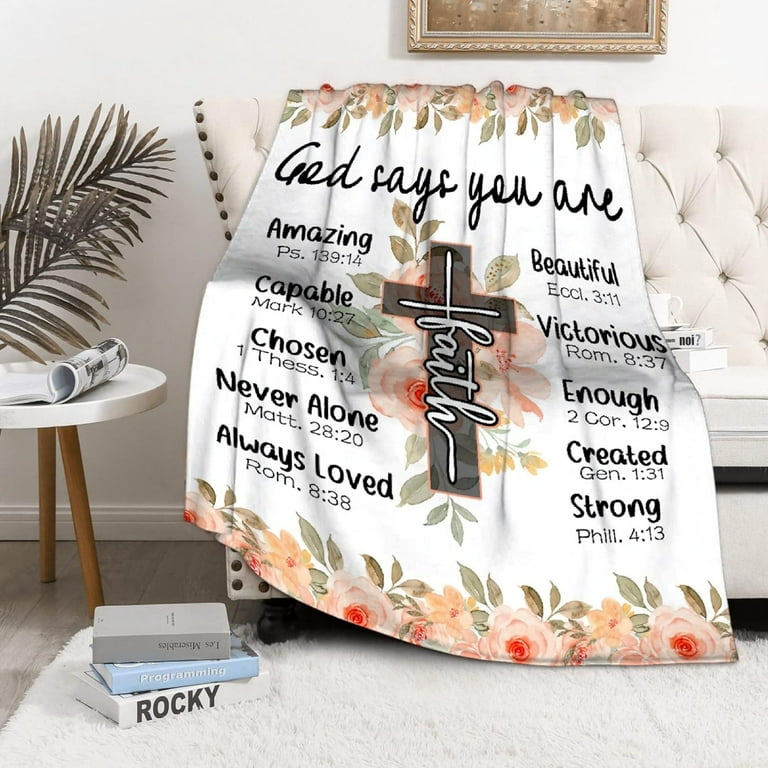 Prayer blanket scripture hot sale