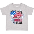 thumbnail image 3 of Inktastic Home of the Free Because My Uncle is Brave Boys or Girls Toddler T-Shirt, 3 of 5