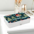 thumbnail image 6 of Christmas Portable PU Leather Jewelry Organizer Box with Removable Compartment, 6 of 6