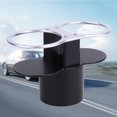 thumbnail image 1 of Portavasos de coche de doble agujero/soportes de bebidas soporte de soporte de montaje automotriz, 1 of 9