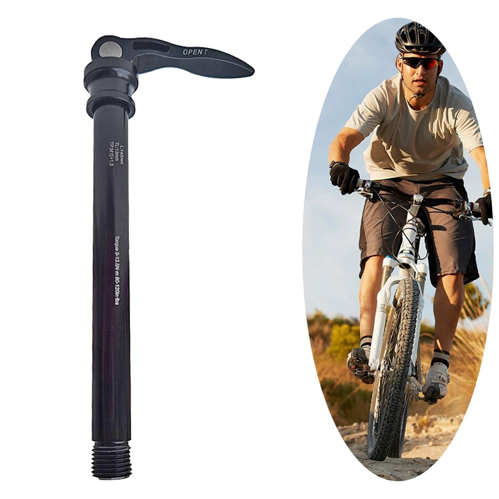 Dynwaveca Skewer Aluum Alloy Bike Wheel Hub Replacement Cycling Parts Accessory Mountain Down Hill Bikes Black 145mm