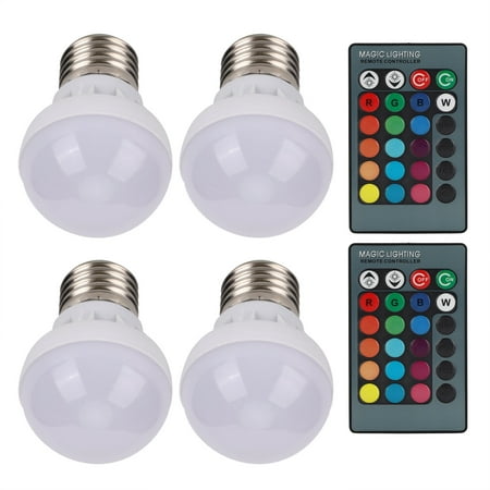 

Tebru Remote Control Bulb E27 RGB Color Changing Light Bulbs 40W LED Light Bulb with Remote Control for Home Bedroom Decor 85V‑265V E27 Bulb