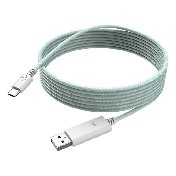 3m Extra-Long Nylon Braided USB-A to USB-C Cable: Compatible with iPhone/Andriod Type C/GameSir G7 Series/T4k/K1, Plug & Play, Durability-Tested