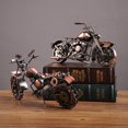 thumbnail image 1 of Decoración de motocicleta Harley de hierro para sala de estar, dormitorio, decoración de escritorio, modelo de motocicleta de metal retro personalizado, regalo hecho a mano, 1 of 5