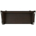 thumbnail image 4 of Simpli Home Connaught SOLID WOOD 42 inch Wide Traditional Entryway Storage Bench with Shelf in Chestnut Brown, 4 of 16