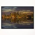 thumbnail image 1 of Design Art San Francisco Au Coucher Du Soleil Panorama  Sur Toile Encadrée, 1 of 3