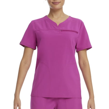 

Scrubstar Women s Active Stretch Ethical Fabric V-Neck Seasonal Solid Tuck-In Scrub Top