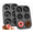 Black, variant on Xinabrius Donut Pan for Baking, 2 Pack 6-Cavity Nonstick Carbon Steel Doughnut Pans, 3 Shape Donut Baking Pan for Baked Donuts, Mini Bagel Mold, Gold