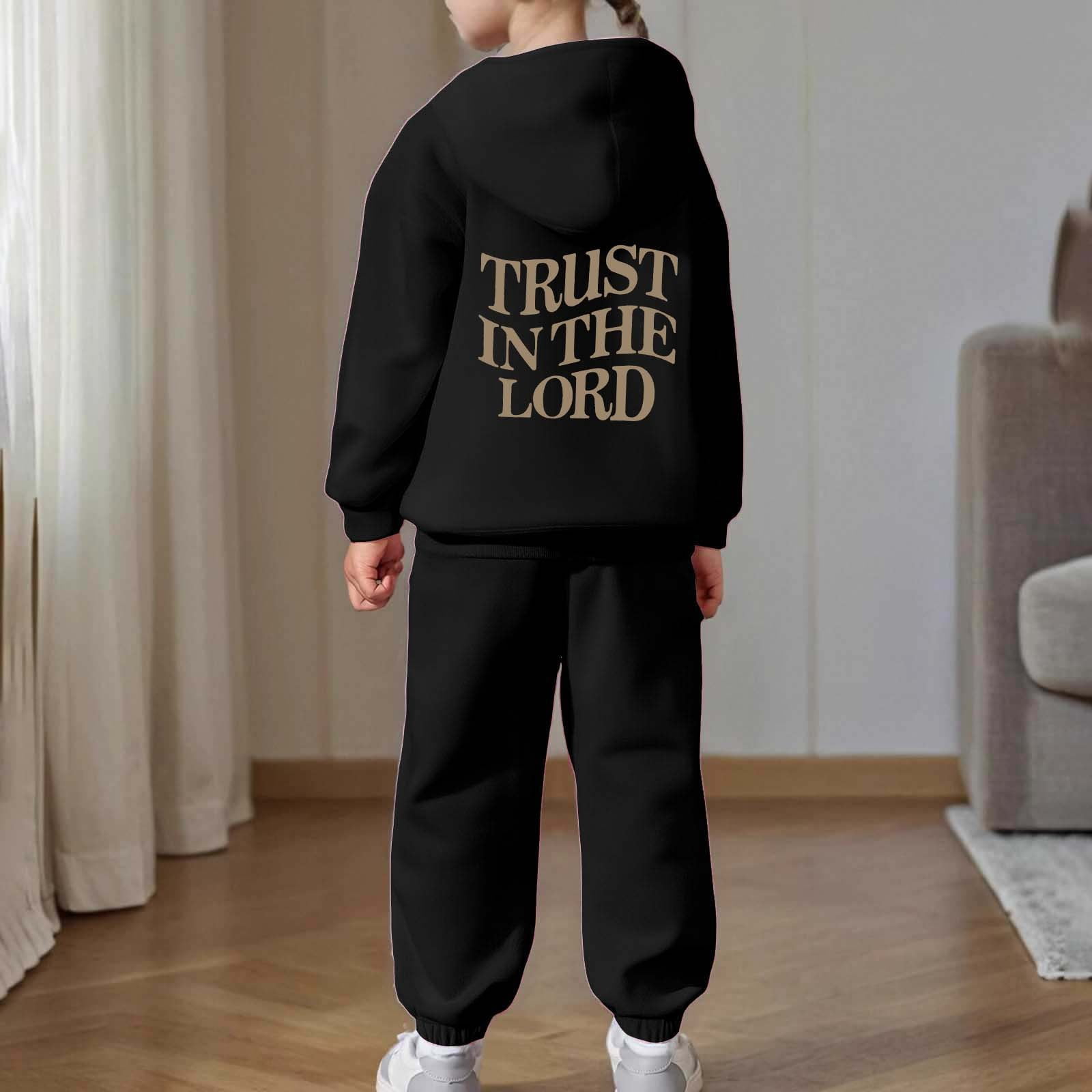 Ensemble Sweat à Capuche + Jogging Enfant – Unisexe, Couleur Unie, Chaud Et Confortable Automne/Hiver – Garçons & Filles