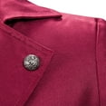 thumbnail image 4 of Mens Gothic Tailcoat Jacket Steampunk Victorian Coat Red XL, 4 of 6