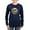 Navy, variant on CafePress - Luna Cottagecore Women's Long Sleeve T Shirt - Women's Long Sleeve Graphic Tee Casual Fit