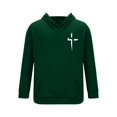 thumbnail image 4 of BXJX Men'S Tracksuits 145 Piece Set- Hoodies Sweatshirt Joggers Sweatpants Casual Fall Winter Street Sport Suit Sets Green Size 2XL, 4 of 5