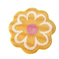thumbnail image 2 of MMJ Bathroom Rugs Flower Shape Soft Absorbent Antiskid Bath Mat for Bathroom Floor Door 31.5x31.5in, 2 of 6