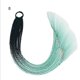 thumbnail image 3 of 26 Extensiones de cabello trenzado degradado en seda de maíz de alta temperatura Desmontable Durable, 3 of 5