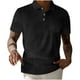 thumbnail image 2 of pstuiky Camisas de vestir de manga corta para hombre, Camisa informal de verano con solapa y botones de color liso para hombre camisas casuales para hombre s, 2 of 9