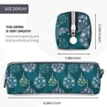 thumbnail image 3 of Honeii whiter Snowflake balloons Pattern Pencil Case, Pencil Pouch, Pencil Case Small, Pencil Pouch Aesthetic, PVC Pencil Pouch, Pencil Bag, Makeup Pouch, 3 of 7