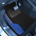 thumbnail image 3 of FH Group Color-Block Carpet Liners Non-Slip Car Floor Mats with Faux Leather Accents - Full Set, 3 of 7