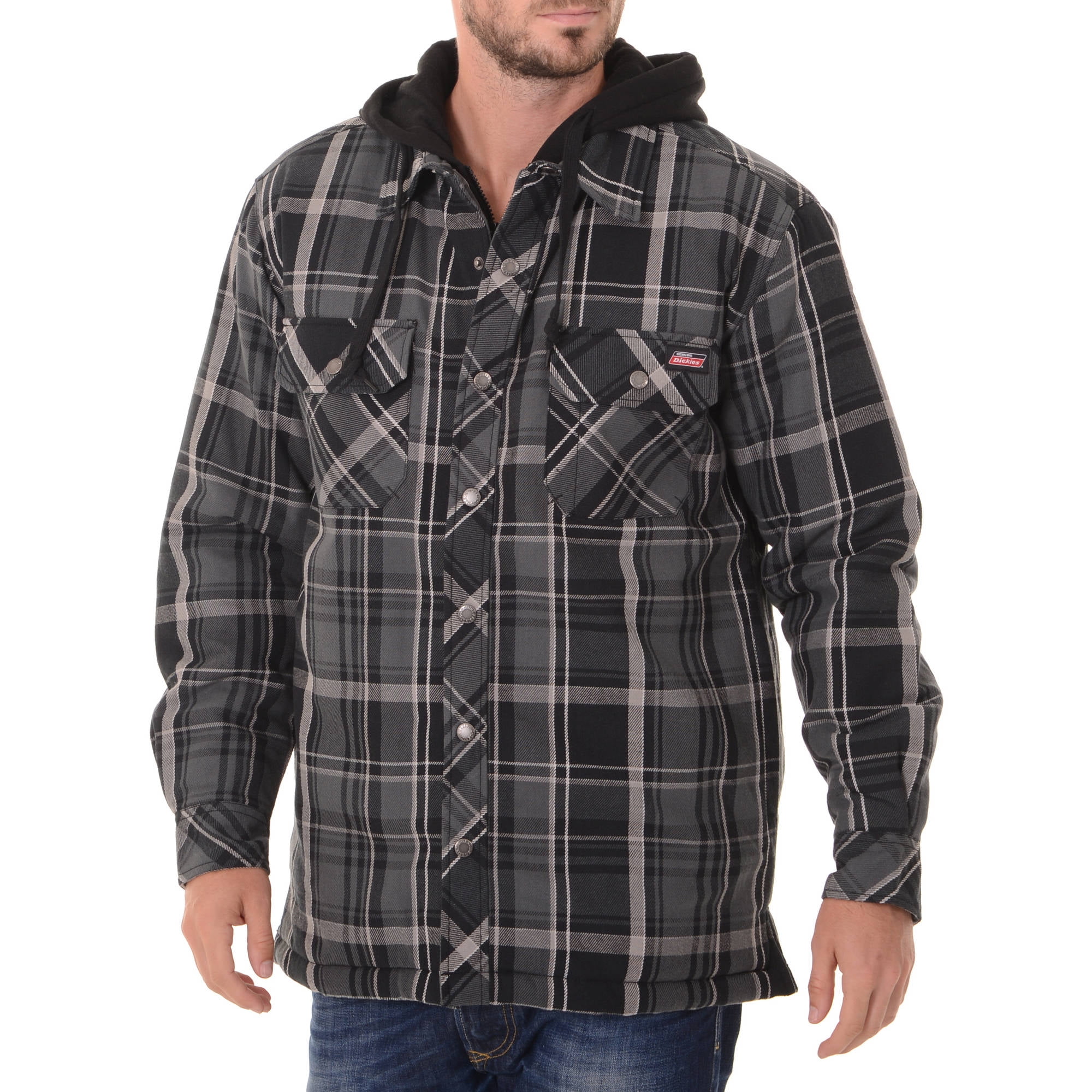 Big Men's Flannel Shirt Jacket - Walmart.com