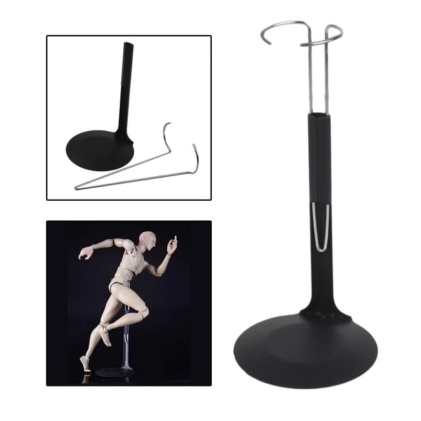 C : 6 Esca Soporte ñeca Soporte de exhibición Base de soporte para muñecas pulgadas s de ón Modelo Accesorios Negro Macarena Soporte de exhibición de figura de acción