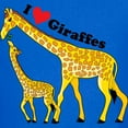 thumbnail image 3 of CafePress - I Love Giraffes Kids Light T Shirt - Dark T-Shirt Kids XS-XL, 3 of 4