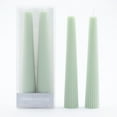thumbnail image 3 of 9 Inch Vertical Striped Taper Candles for Dinner Party Wedding, Home Decor, Set of 2pcs, 3 of 6