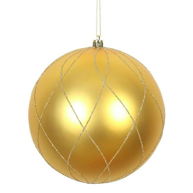 Vickerman N170837D Boule d'Ornement en Glitt Mat de 8 Po