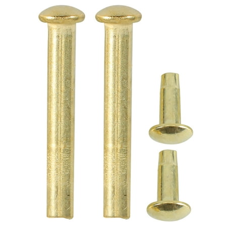 

landege 2 Sets Wooden Folding Fan Shaft Rivets And Nuts Chinese Hand Fan Repairing Fasteners