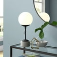 thumbnail image 4 of Evelyn&Zoe Reagan 17.75" Table Lamp with Glass Shade, 4 of 9