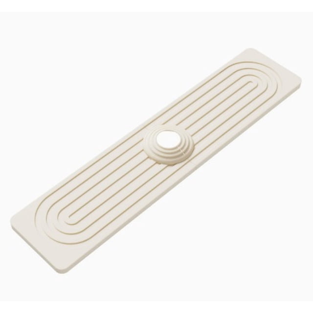 1 pieza - Alfombrilla de silicona sencilla for desagüe de grifo, soporte antideslizante for jabón en baño y cocina, alfombrilla for guardar tazas y botellas de agua en la encimera.