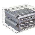 thumbnail image 2 of Caja Almacenamiento Cajón Doble Capa Tipo 32 Rejilla Soporte para para Refrigerador (gris), 2 of 9